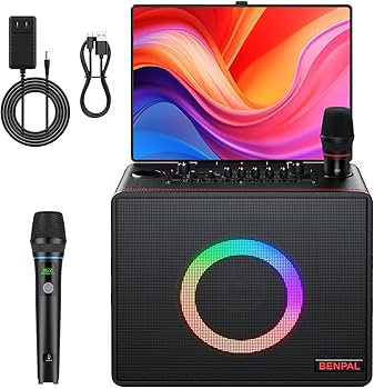 Amazon.com: Smart Karaoke Machine with Lyrics Display, Built